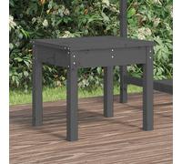 vidaXL Garden Bench Grey 50x44x45 cm Solid Wood Pine, Grey