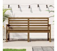 vidaXL Garden Bench Honey Brown 159.5x48x91.5 cm Solid Wood Pine