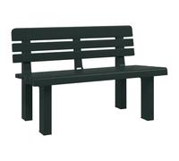 vidaXL Garden Bench Outdoor Bench Seat Patio Park Bench Green Polypropylene