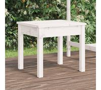 vidaXL Garden Bench White 50x44x45 cm Solid Wood Pine, White