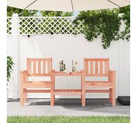 vidaXL Garden Bench with Table 2-Seater Solid Wood Douglas