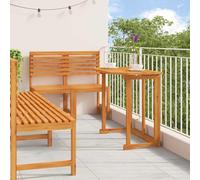 vidaXL Garden Bistro Set 5 pcs Brown Solid acacia wood