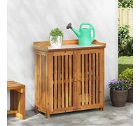 vidaXL Garden Cabinet Brown 93 x 41.5 x 98cm Solid Acacia Wood