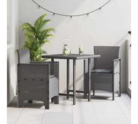 vidaXL Garden Chair 2 pcs Light grey 53 x 49 x 85 cm PP