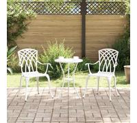 Garden Chair 2 pcs Aluminium Outdoor Seating Patio Furniture Terrace vidaXL