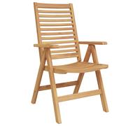 Garden Chair Brown Solid teak wood Garden Seating Outdoor Chair vidaXL