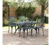 vidaXL Garden Chair Green 61 x 60.5 x 93cm Aluminium