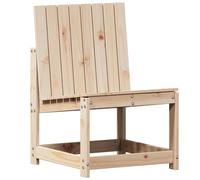vidaXL Garden Chair Patio Dining Chair Outdoor Seat Chair Solid Wood Pine