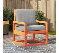 vidaXL Garden Chair Wax Brown 57.5x63x76 cm Solid Wood Pine