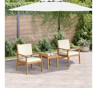 Garden Furniture Solid Acacia wood Set Outdoor Furniture Terrace Seating vidaXL