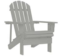 vidaXL Garden Chair Wood Grey