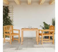 vidaXL Garden Chairs 2 pcs 58x59x88 cm Solid Wood Teak
