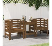 Garden Chairs Outdoor Chair Seat Patio Armchair 2 pcs Solid Wood Pine vidaXL