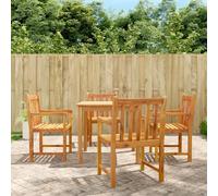 vidaXL Garden Chairs 4 pcs 56x55.5x90 cm Solid Wood Acacia