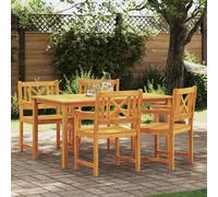 Garden Chair Solid Acacia Wood Outdoor Seating Modern Armchair Deck vidaXL