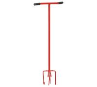 vidaXL Garden Claw Red Steel