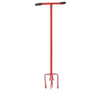 vidaXL Garden Claw Red Steel