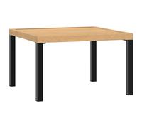 vidaXL Garden Coffee Table Patio Dining Table Outdoor Table Black Aluminium