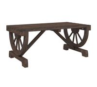 vidaXL Garden Coffee Table Outdoor Table Patio Dining Table Solid Wood Fir