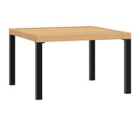 vidaXL Garden Coffee Table Patio Dining Table Outdoor Table Black Aluminium