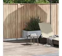 vidaXL Garden Coffee Table Rectangular Grey 40x40x37 cm Poly Rattan