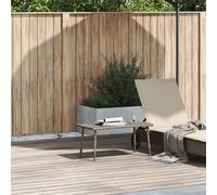 Garden Coffee Table Rectangular Poly Rattan Patio Table vidaXL