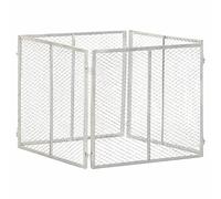 vidaXL Garden Composter 85x85x70 cm Galvanised Iron Compost Bin Waste Box