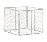 vidaXL Garden Composter 85x85x70 cm Galvanised Iron Compost Bin Waste Box