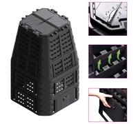(1000 L) vidaXL Garden Composter Plastic Outdoor Waste Compost Bin Box Multi Capacities