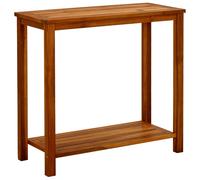 vidaXL Solid Acacia Wood Garden Console Table Outdoor Patio Wooden Side Table