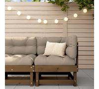 vidaXL Garden Corner Sofa Honey Brown Solid Wood Pine