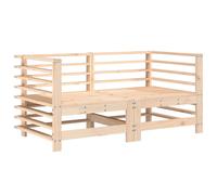 vidaXL Garden Corner Sofas Outdoor Sectional Sofa Couch 2 pcs Solid Wood Pine