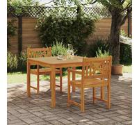 vidaXL Garden Dining Set 3 pcs Brown Solid Acacia wood