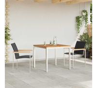 Garden Dining Set Brown Furniture Outdoor Seating Patio Terrace Modern vidaXL