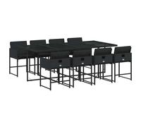 vidaXL Garden Dining Set | Black