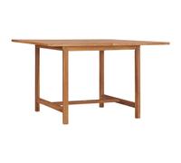 vidaXL Garden Dining Table 110x110x75 cm Solid Wood Teak