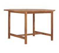 vidaXL Garden Dining Table 110x110x75 cm Solid Wood Teak 01 UK HOT