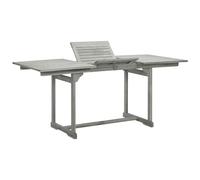 vidaXL Solid Acacia Wood Garden Dining Table Patio Extendable Dinner Table