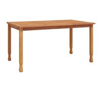 vidaXL Garden Dining Table 150x90x75 cm Solid Wood Teak Wooden Dinner Table