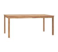 vidaXL Garden Dining Table 180x90x77 cm Solid Teak Wood