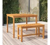 vidaXL Garden Dining Table 90x90x74 cm Solid Wood Acacia UK NEW