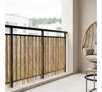vidaXL Garden Fence Carbonized 600 x 100 cm Reed