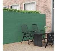 vidaXL Garden Fence Double-Sided Green 1.8x5 m PVC