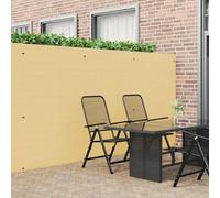 vidaXL Garden Fence Double-Sided Yellow 1.8x3 m PVC