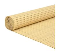 vidaXL Garden Fence Double-Sided Yellow 1,8x5 m PVC