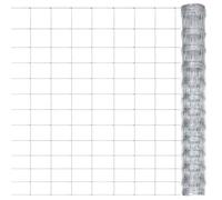 vidaXL Garden Fence Galvanised Steel 50x1.25 m Silver 03 UK HOT