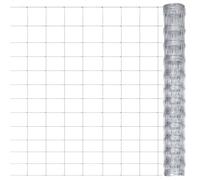 vidaXL Garden Fence Galvanised Steel 50x1.25 m Silver 03 UK HOT