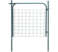 vidaXL Garden Fence Gate 100x100 cm Green