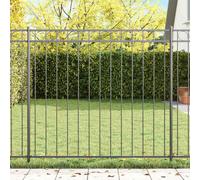Fence Panel Steel Outdoor Landscape Barrier Border Edging Multi Sizes vidaXL