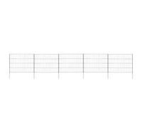 vidaXL Garden Fence Set 115x79 cm Green
